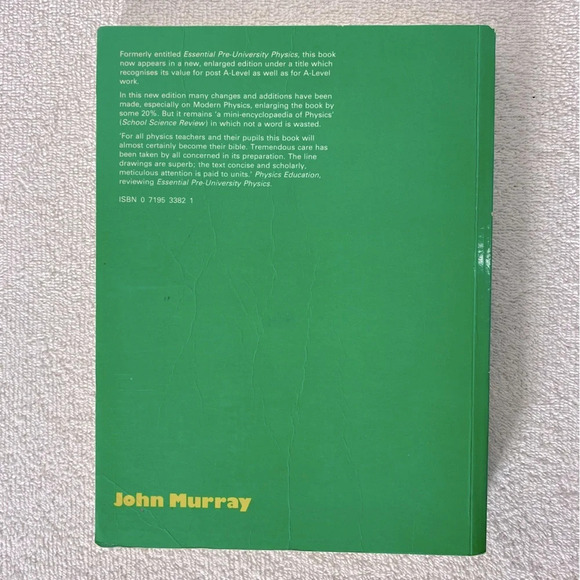 Vintage Essential Principles Of Physics Text Book - Picture 2 of 8